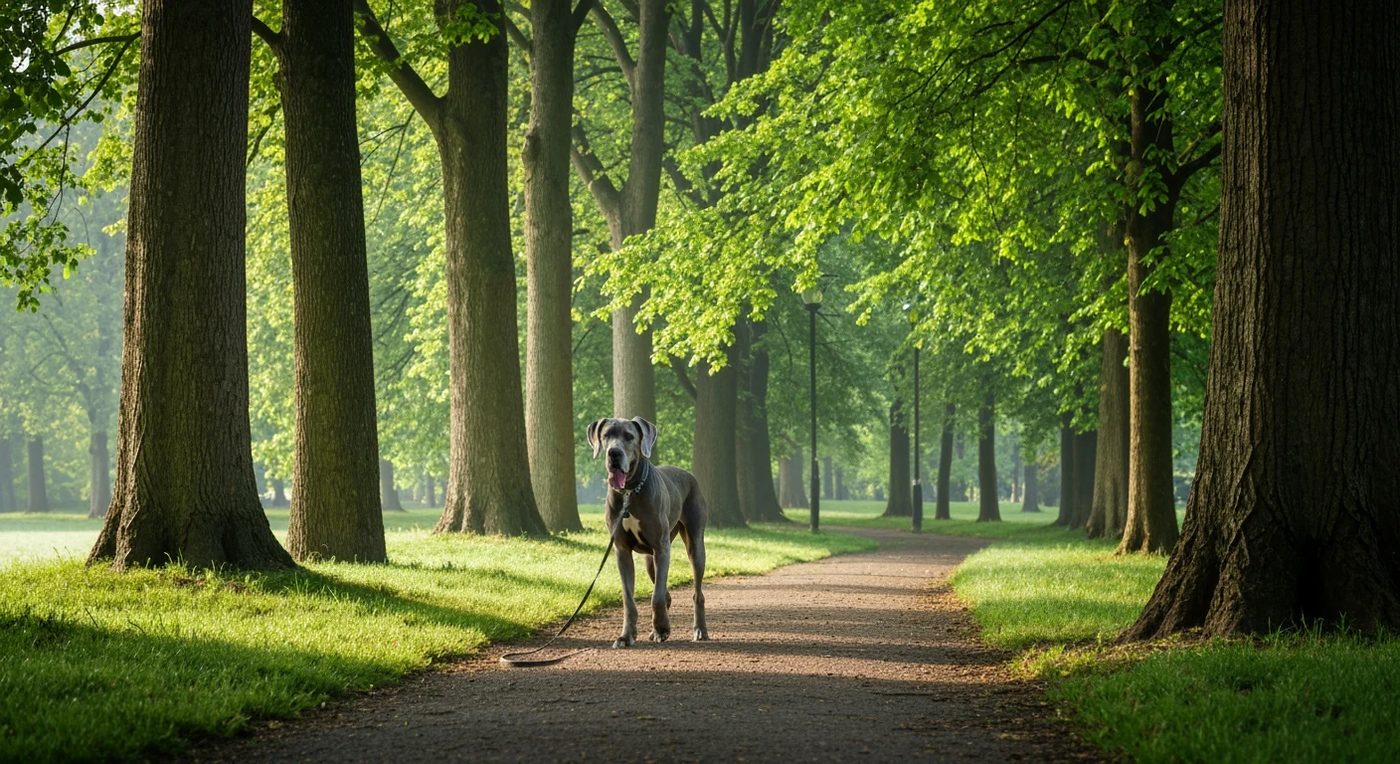 Besoins d'exercice du Dogue Allemand : combien, comment, sans abimer ses articulations